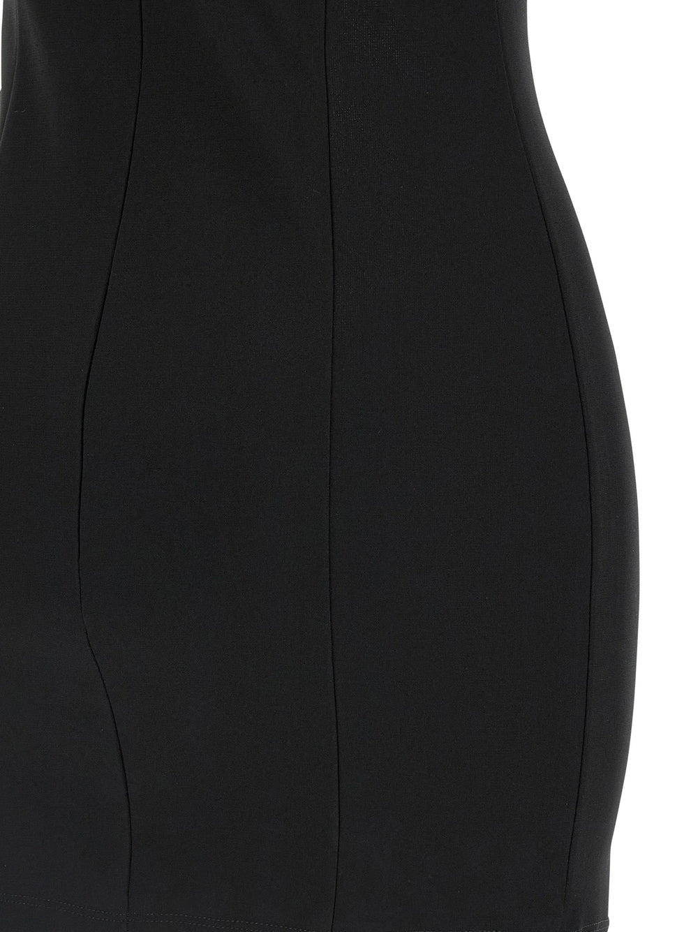 Nensi Dojaka Black Viscose Short Dress