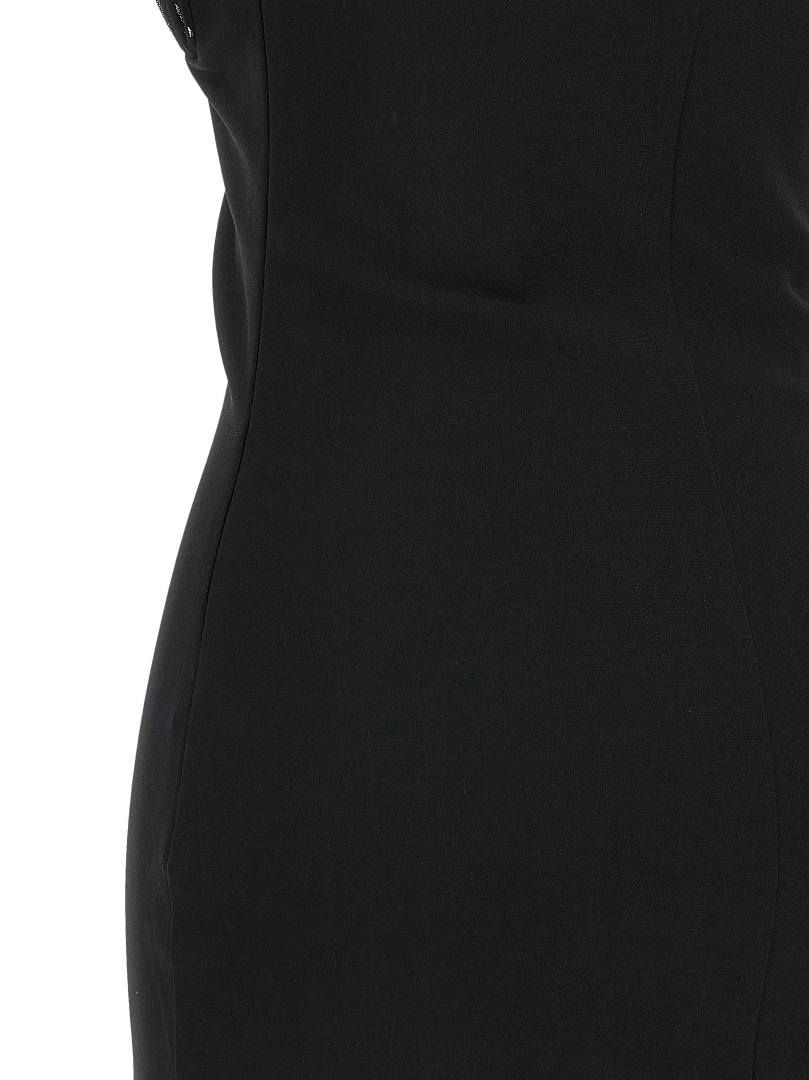 Nensi Dojaka Black Viscose Short Dress - IT40