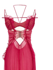 Nensi Dojaka Fuchsia Silk Long Dress - IT42
