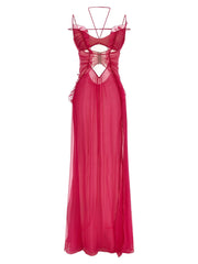 Nensi Dojaka Fuchsia Silk Long Dress - IT42