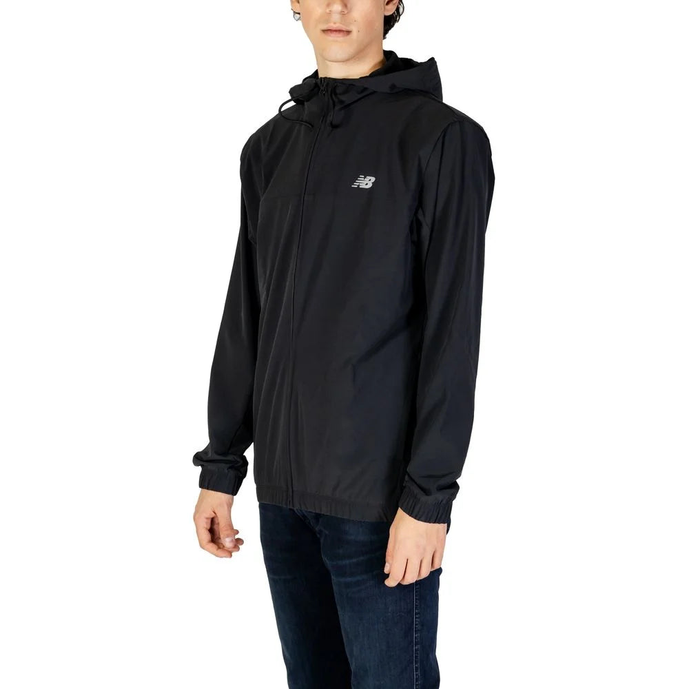 New Balance Black Recycled Polyester Jackets & Coat - IT44 | S