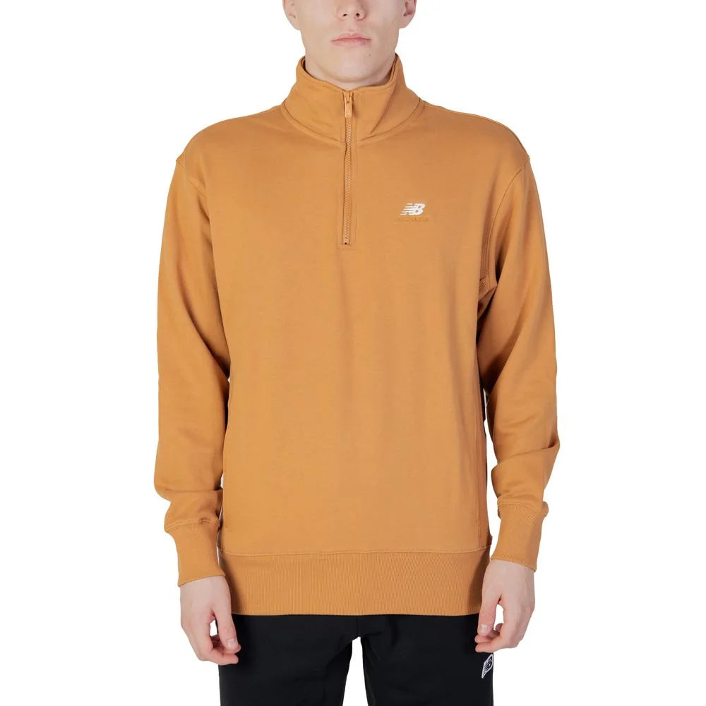 New Balance Brown Cotton Sweatshirt - Sweatshirts