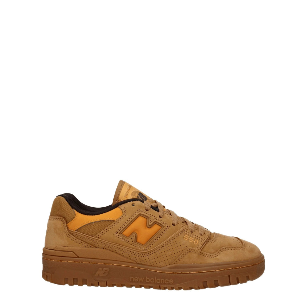 New Balance Brown Leather Sneakers - 7
