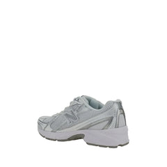 New Balance White Polyurethane Athletic Sneakers - EU40.5/US10.5