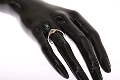 Nialaya Blue Red CZ 925 Silver Womens Clear Ring - EU57 | US8,5 - Rings