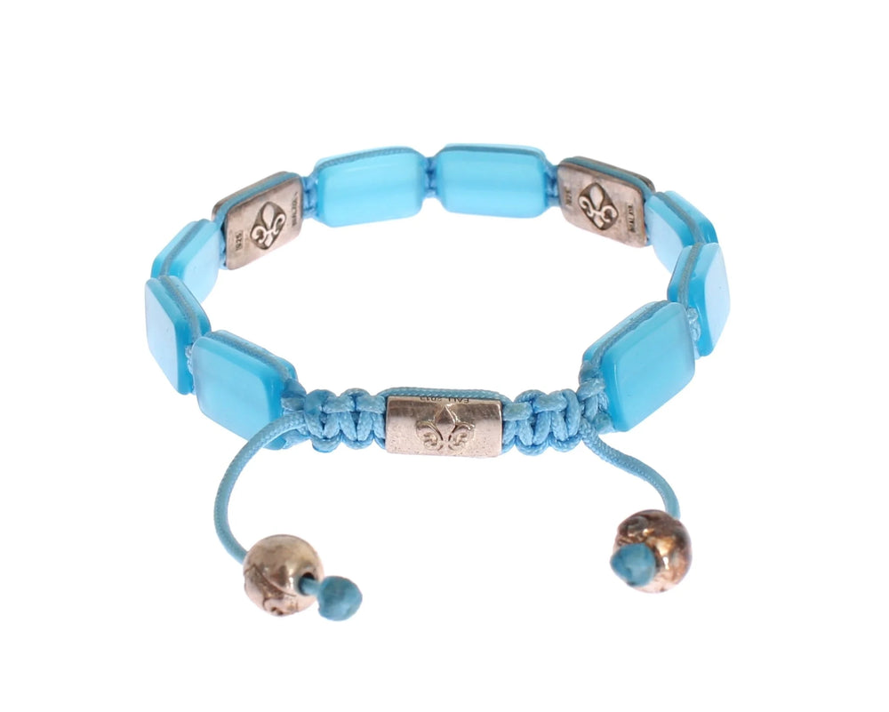 Nialaya CZ Opal 925 Silver Bracelet - L - Bracelets