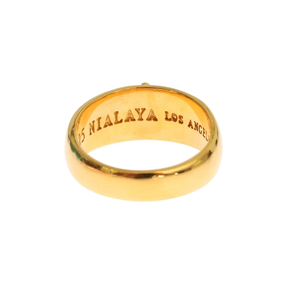 Nialaya Gold Plated 925 Silver Ring - Rings