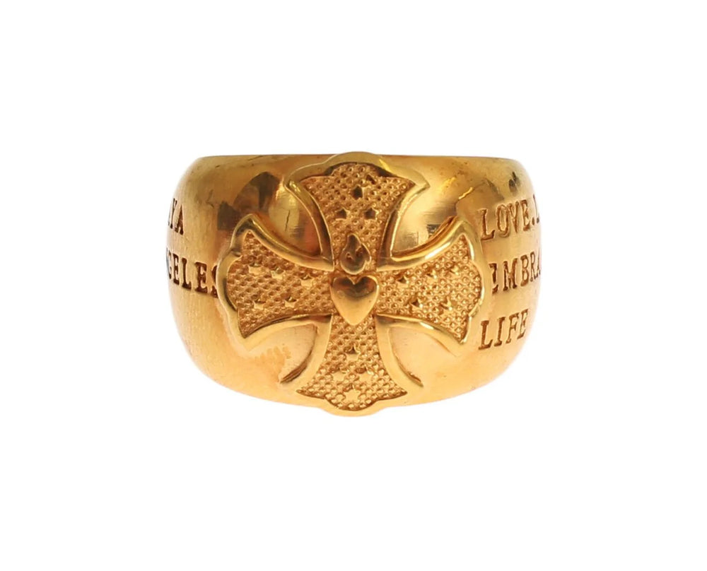 Nialaya Gold Plated 925 Silver Womens Ring - EU50 | US5 - Rings