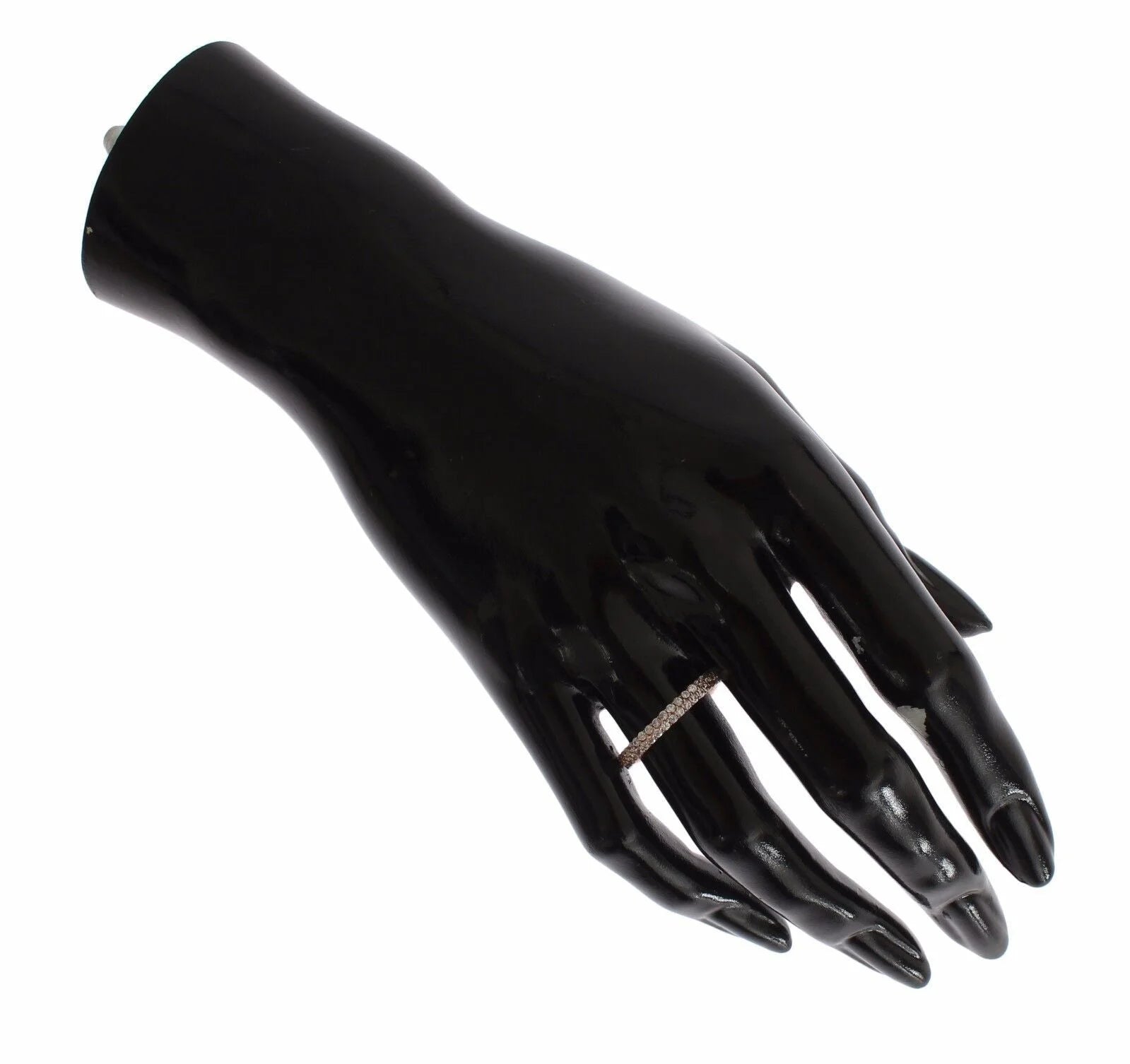 Nialaya Pink Gold 925 Silver Clear CZ Ring - EU57 | US8,5 - Rings