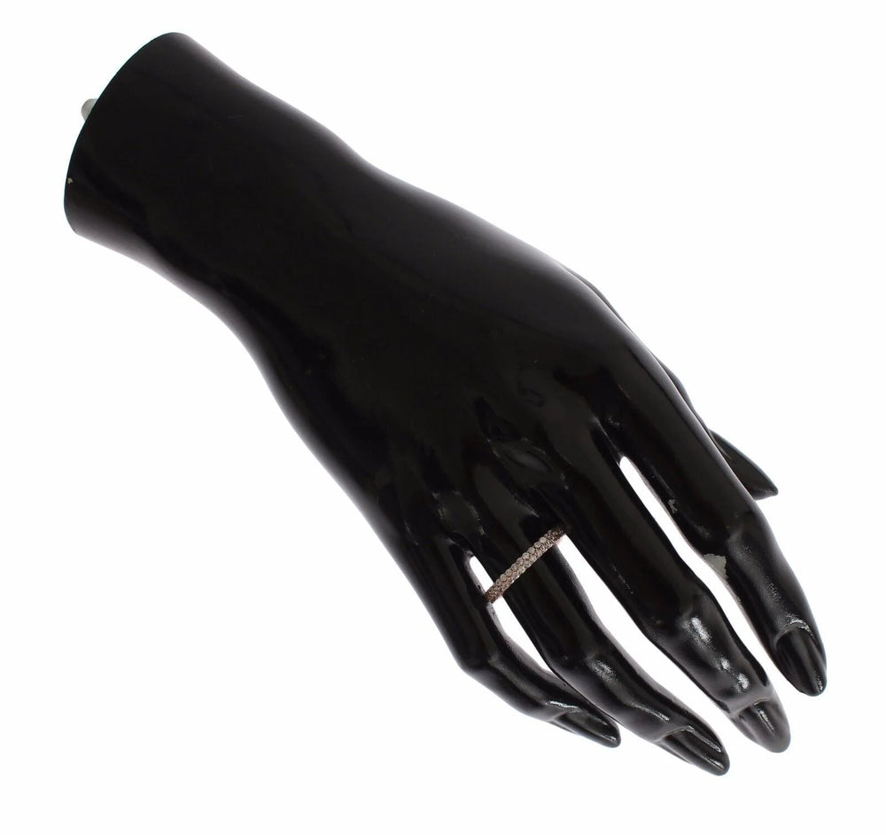 Nialaya Pink Gold 925 Silver Clear CZ Ring - EU57 | US8,5 - Rings