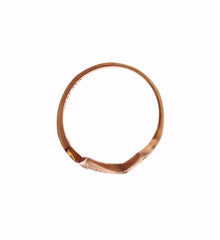 Nialaya Pink Gold 925 Silver Womens Clear Ring - EU47 | US4 - Rings