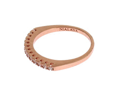 Nialaya Red Gold 925 Silver Ring - Rings