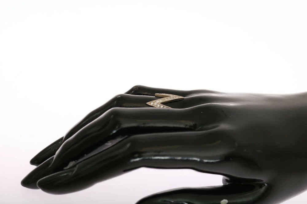 Nialaya Silver Authentic Womens Clear Ring - Rings