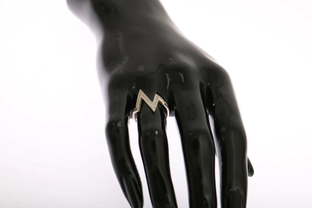 Nialaya Silver Authentic Womens Clear Ring - Rings