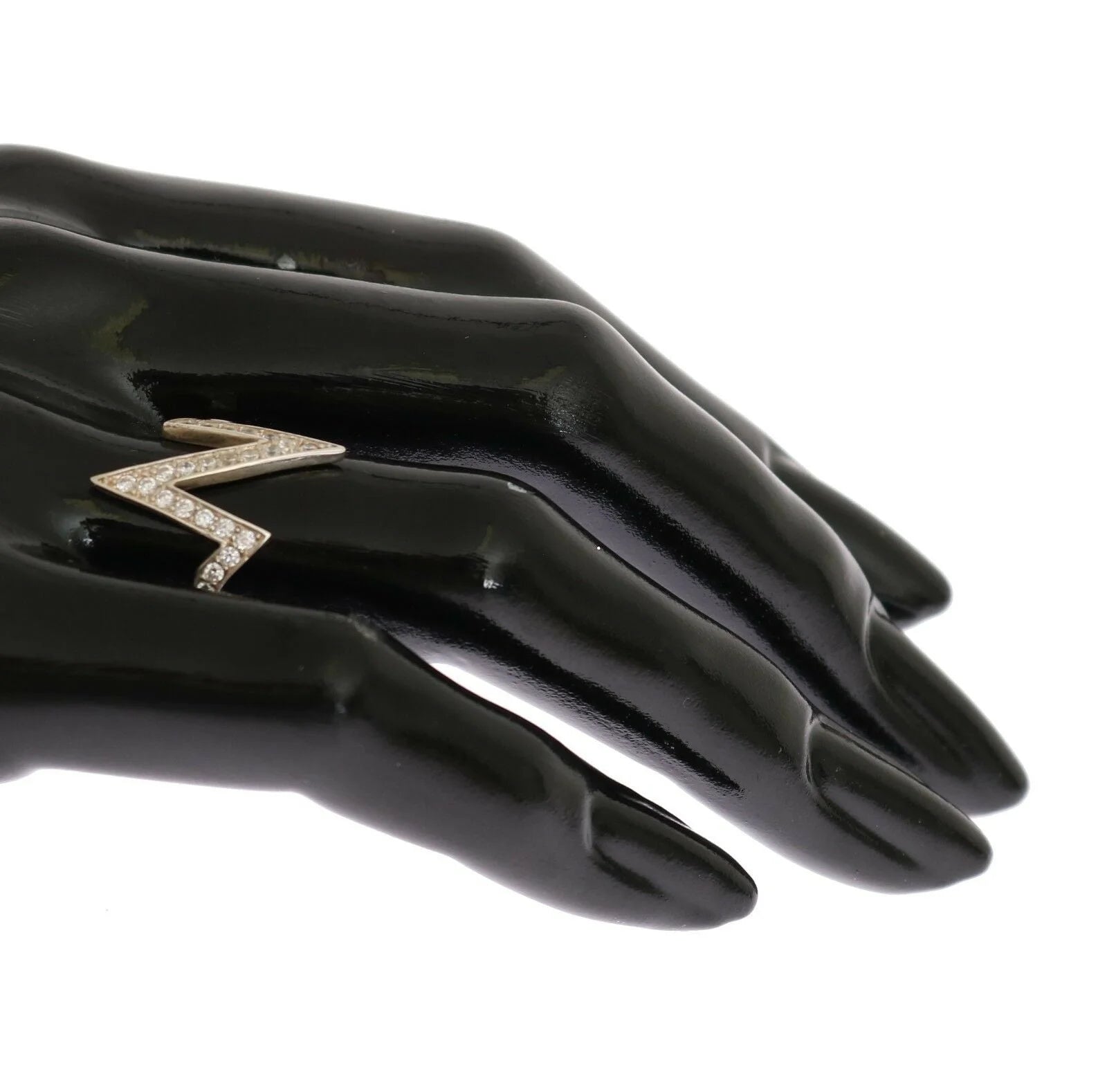 Nialaya Silver Authentic Womens Clear Ring - Rings