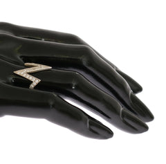 Nialaya Silver Authentic Womens Clear Ring - Rings