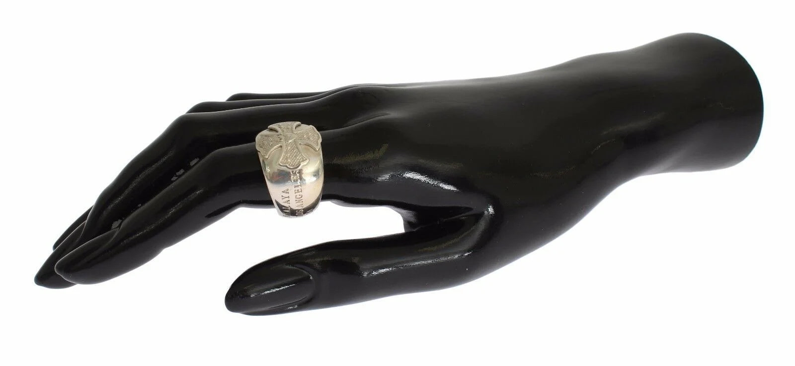Nialaya Silver Cross Womens 925 Sterling Ring - EU50 | US5 - Rings