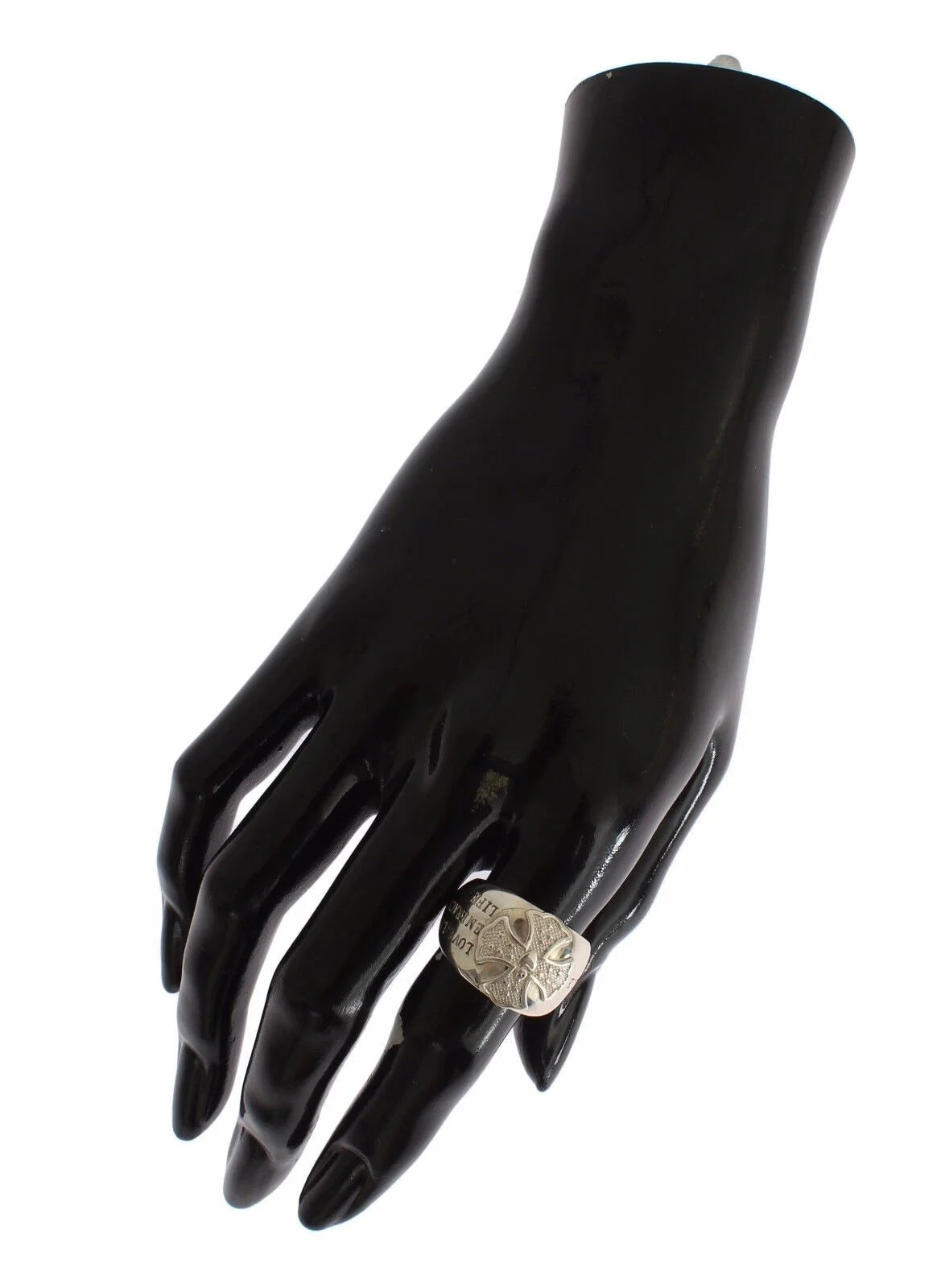 Nialaya Silver Cross Womens 925 Sterling Ring - EU50 | US5 - Rings