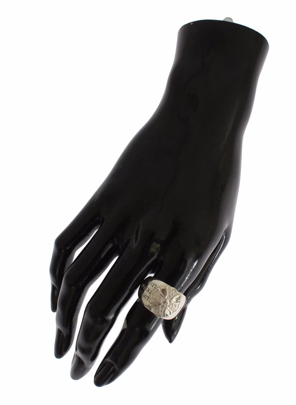 Nialaya Silver Cross Womens 925 Sterling Ring - EU50 | US5 - Rings