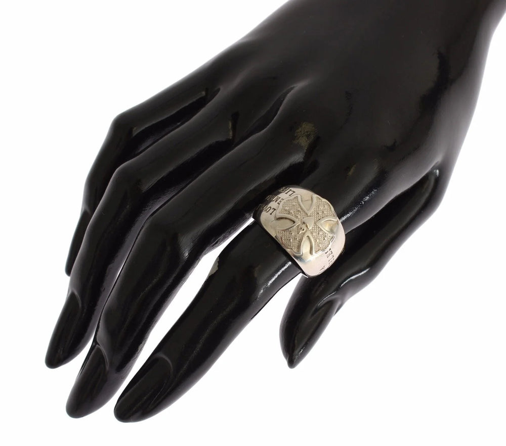 Nialaya Silver Cross Womens 925 Sterling Ring - EU50 | US5 - Rings