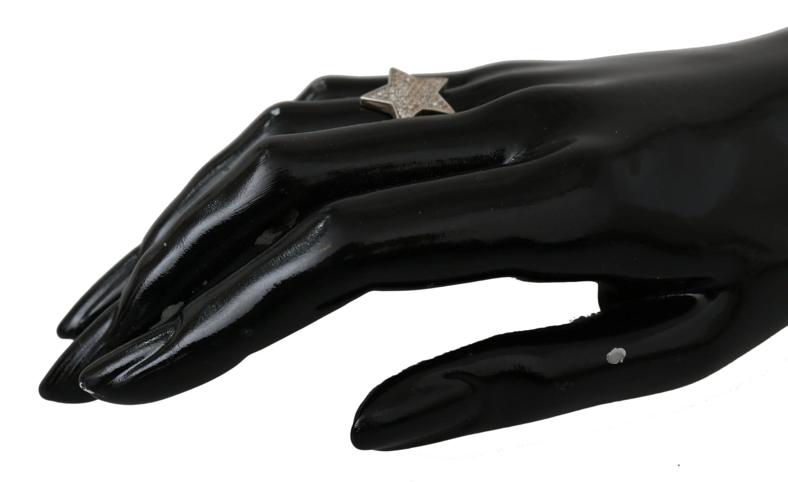 Nialaya Silver Womens Clear CZ Star 925 Ring - Rings