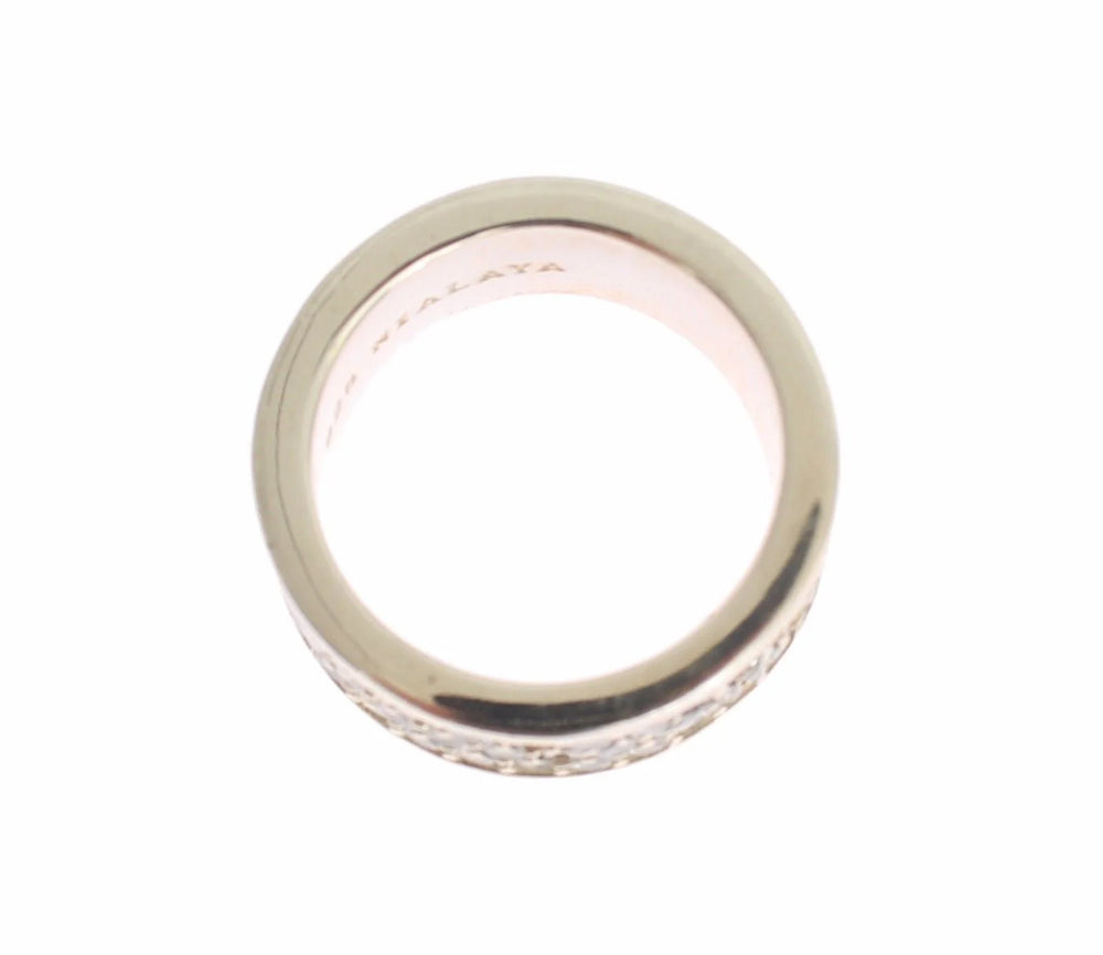 Nialaya Silver Womens CZ 925 Sterling Ring - Rings