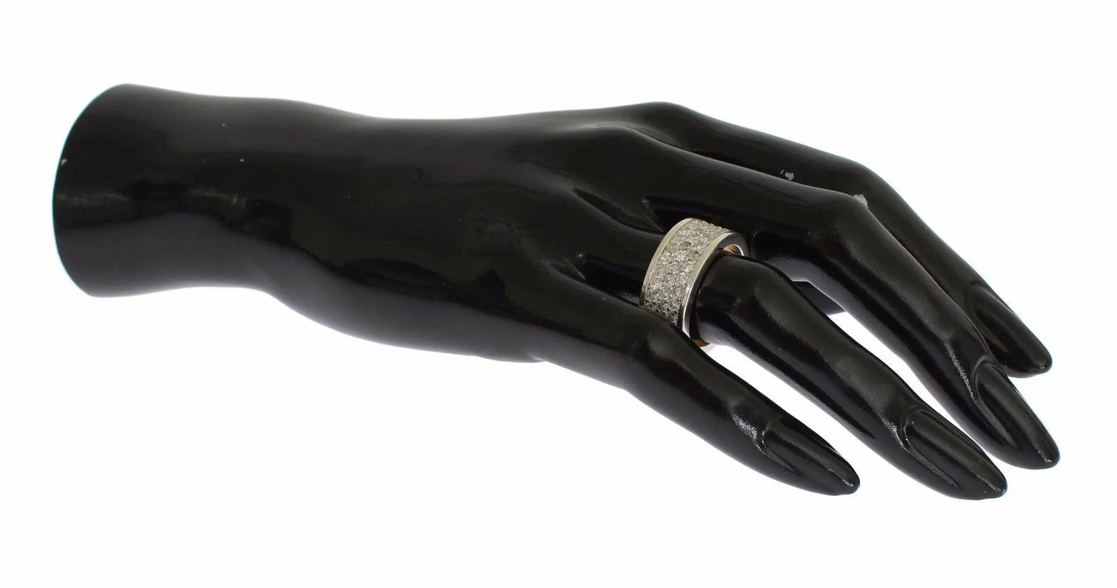 Nialaya Silver Womens CZ 925 Sterling Ring - Rings