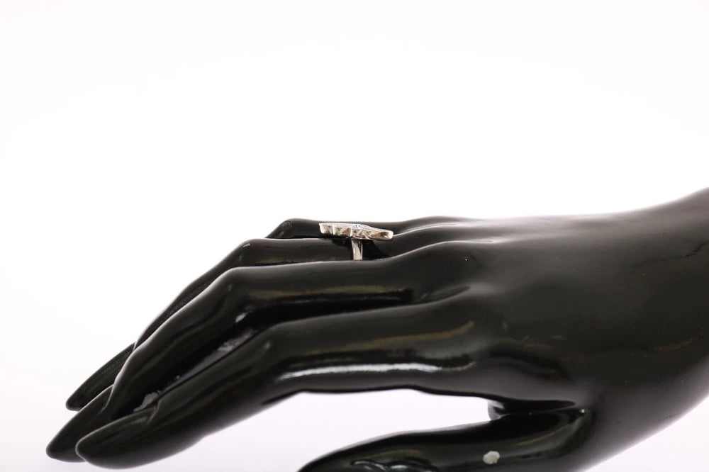 Nialaya Silver Womens Wing Clear CZ 925 Silver Ring - Rings