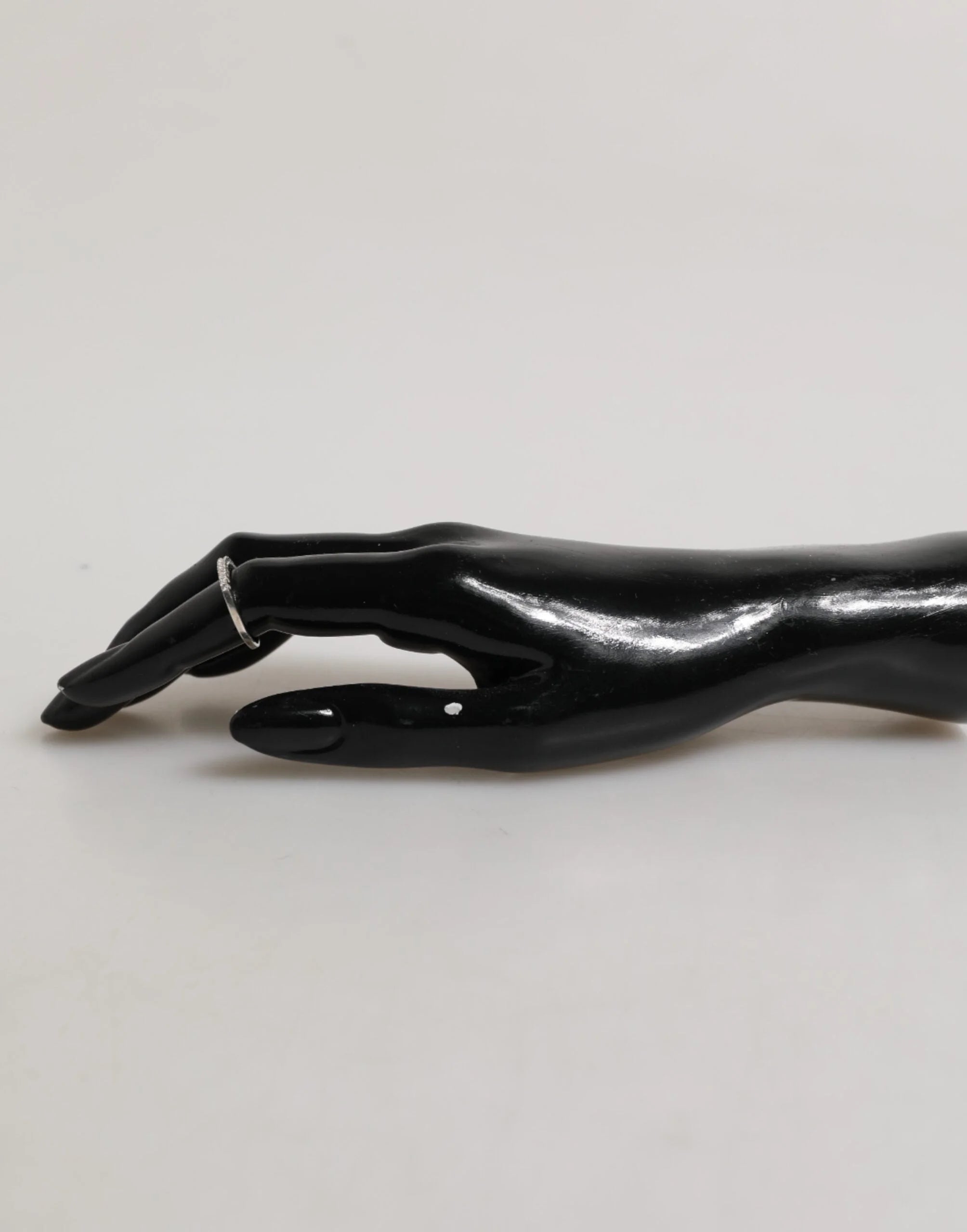 Nialaya Sterling Silver 925 Band Pave CZ Crystal Eternity Ring - Rings