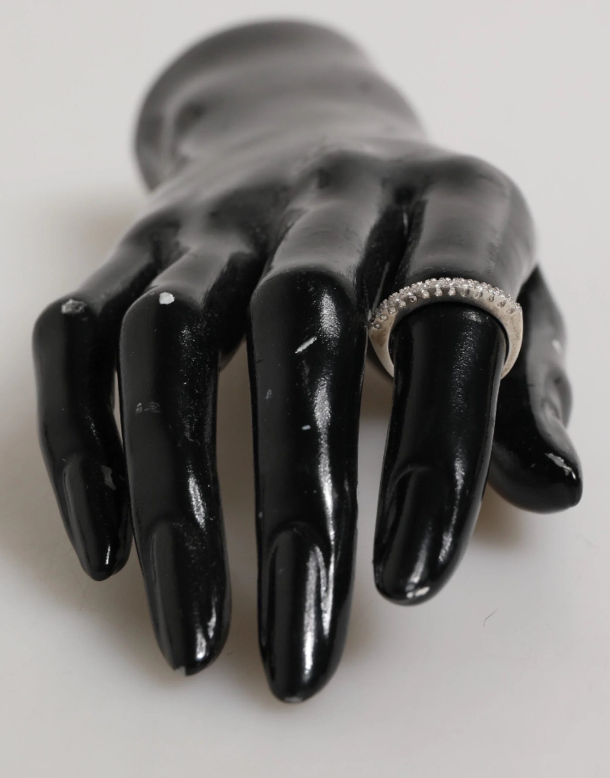 Nialaya Sterling Silver 925 Band Pave CZ Crystal Eternity Ring - Rings