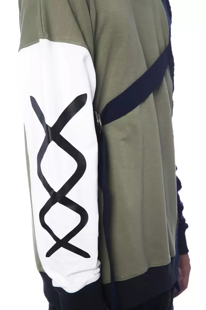 Nicolo Tonetto Army Cotton Men Sweater - L - Sweatshirts