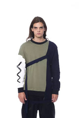 Nicolo Tonetto Army Cotton Men Sweater - L - Sweatshirts