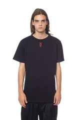 Nicolo Tonetto Black Cotton Men T-Shirt - M - T-Shirts