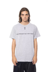 Nicolo Tonetto Gray Cotton Men T-Shirt - M - T-Shirts