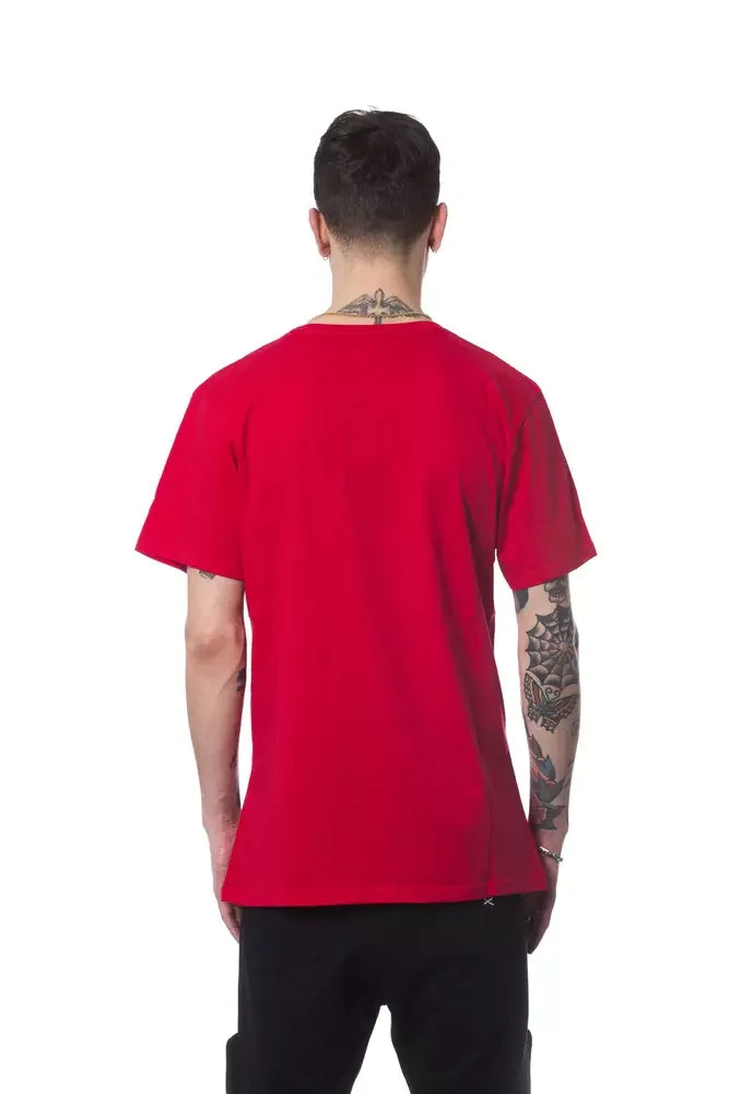 Nicolo Tonetto Red Cotton Men T-Shirt - L - T-Shirts
