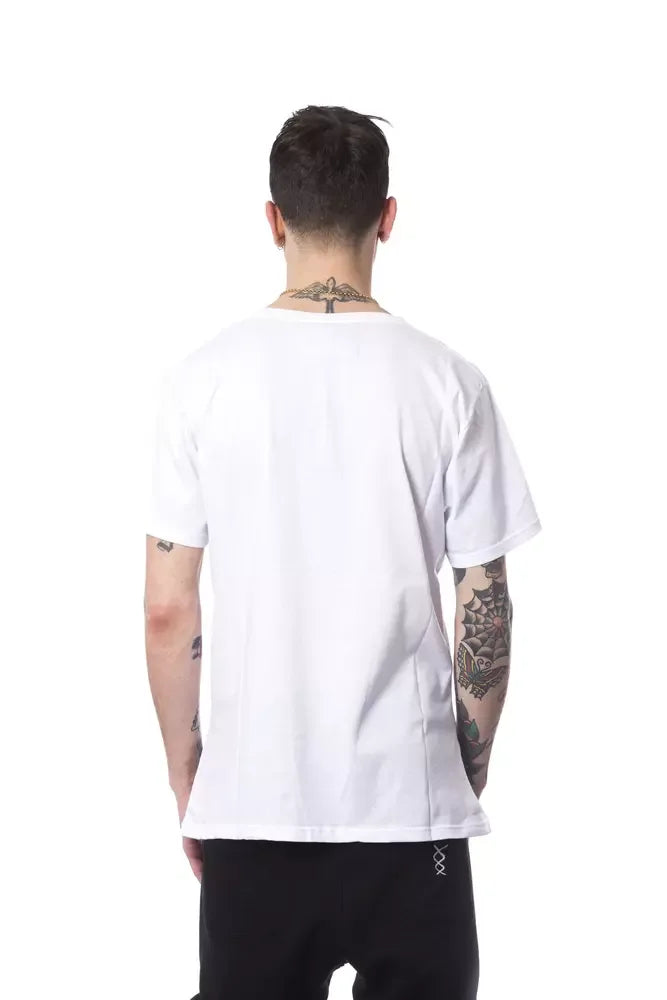 Nicolo Tonetto White Cotton Men T-Shirt - M - T-Shirts