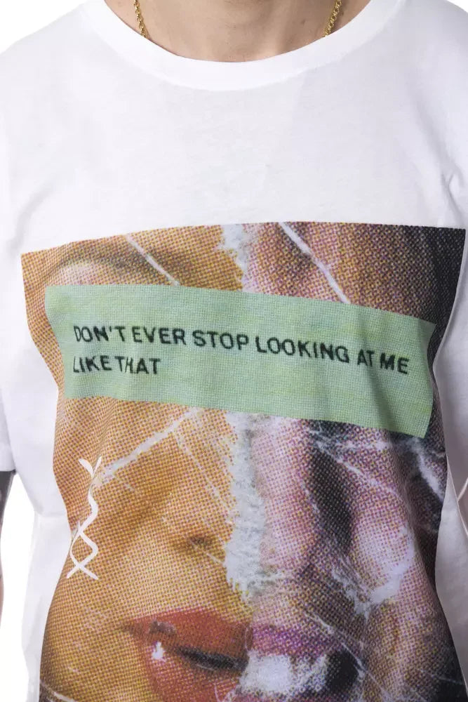 Nicolo Tonetto White Cotton Men T-Shirt - M - T-Shirts