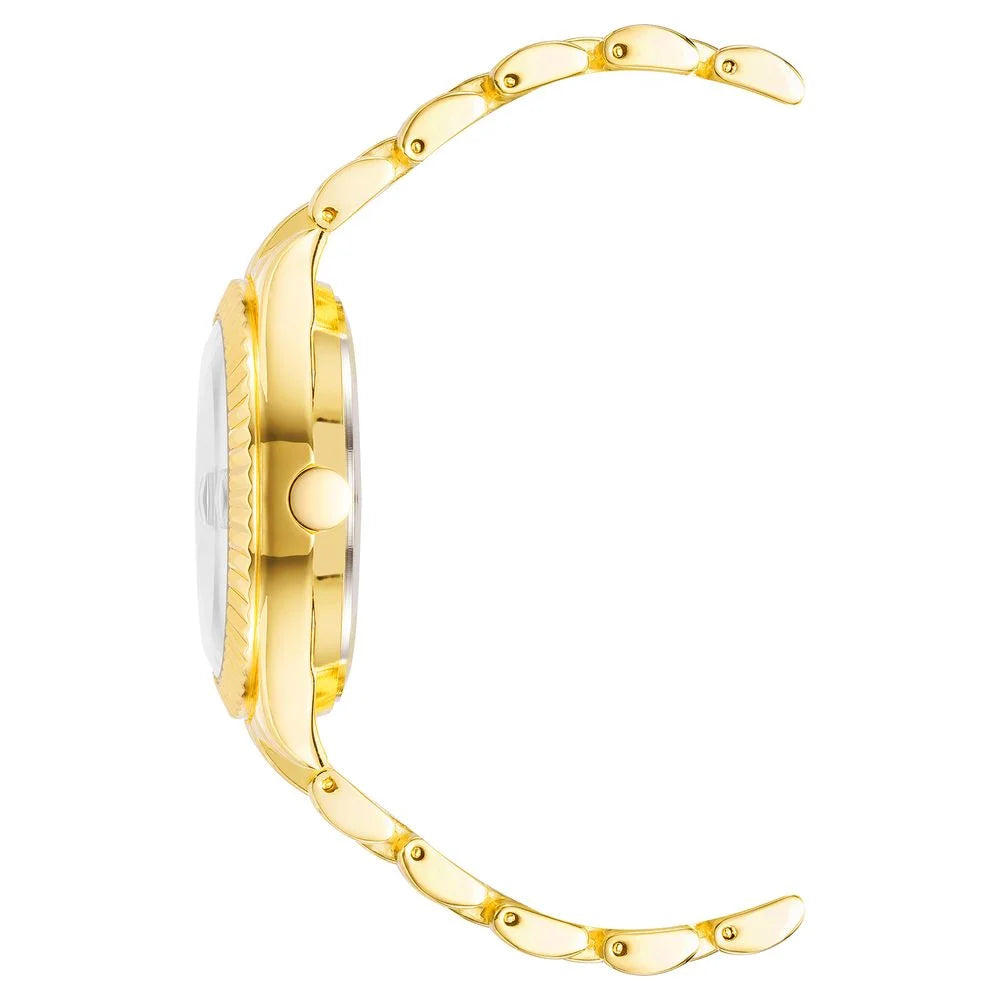 Nine West Gold Metal Dress Watch