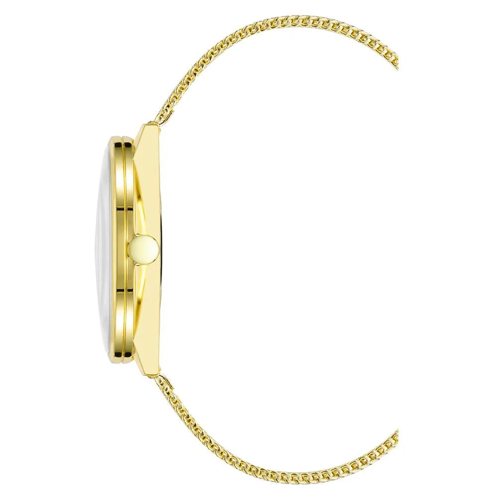 Nine West Gold Stainless Steel Dress Watch