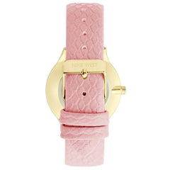 Nine West Multicolor Leather Dress Watch