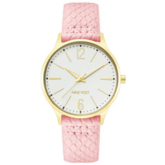 Nine West Multicolor Leather Dress Watch