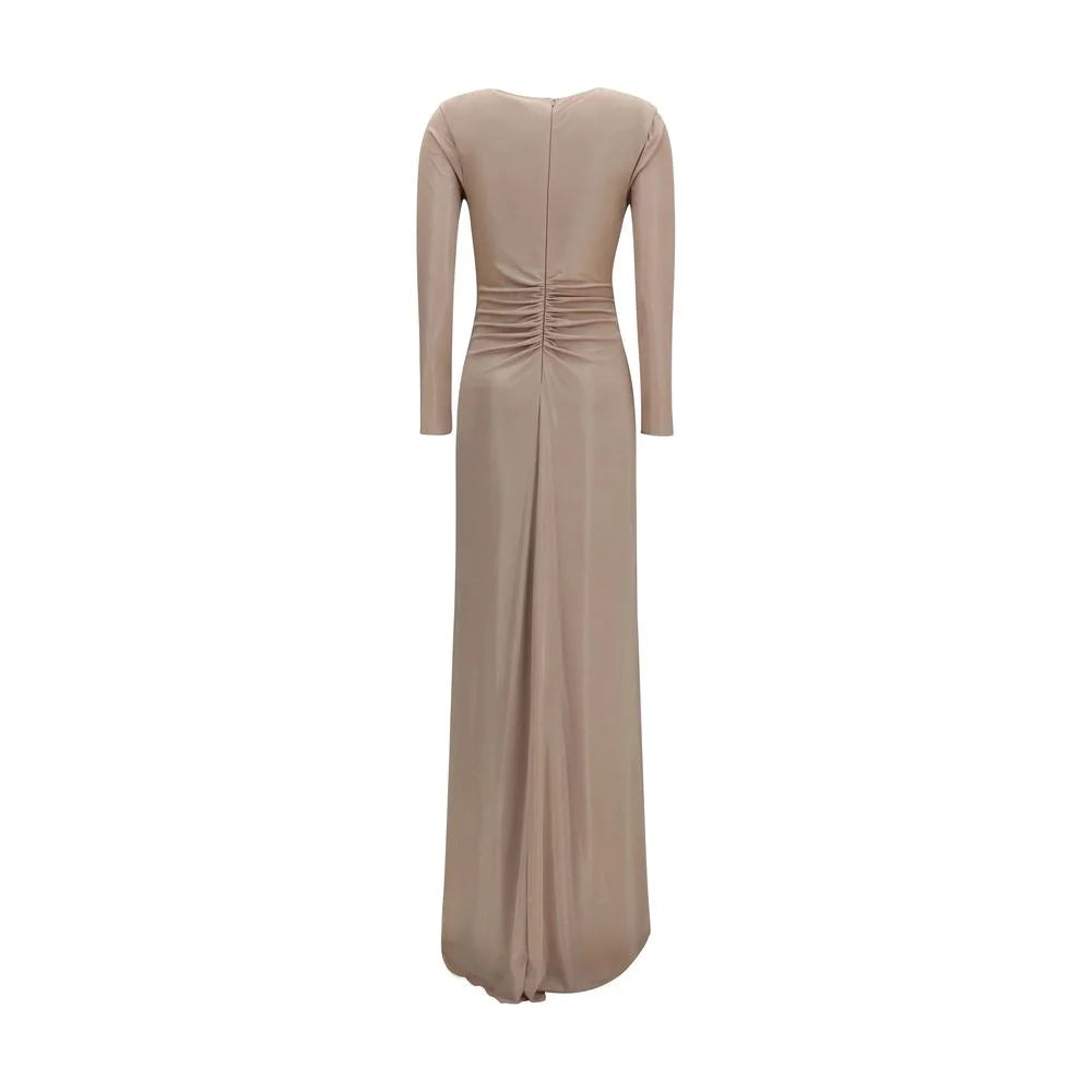 Vestido Casual Beige de Poliéster Nissa