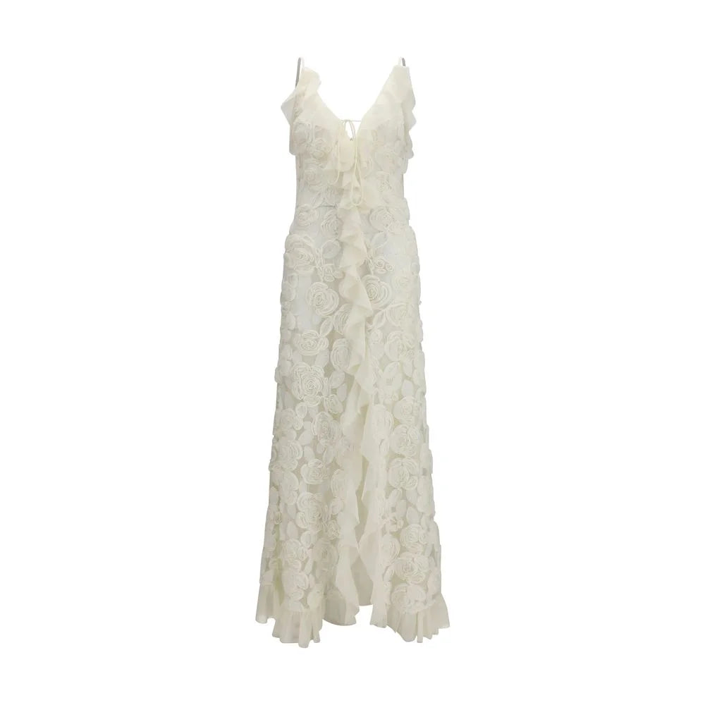 Nissa Beige Polyester Cocktail Dress - IT40 | M