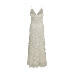 Nissa Beige Polyester Cocktail Dress - IT40 | M