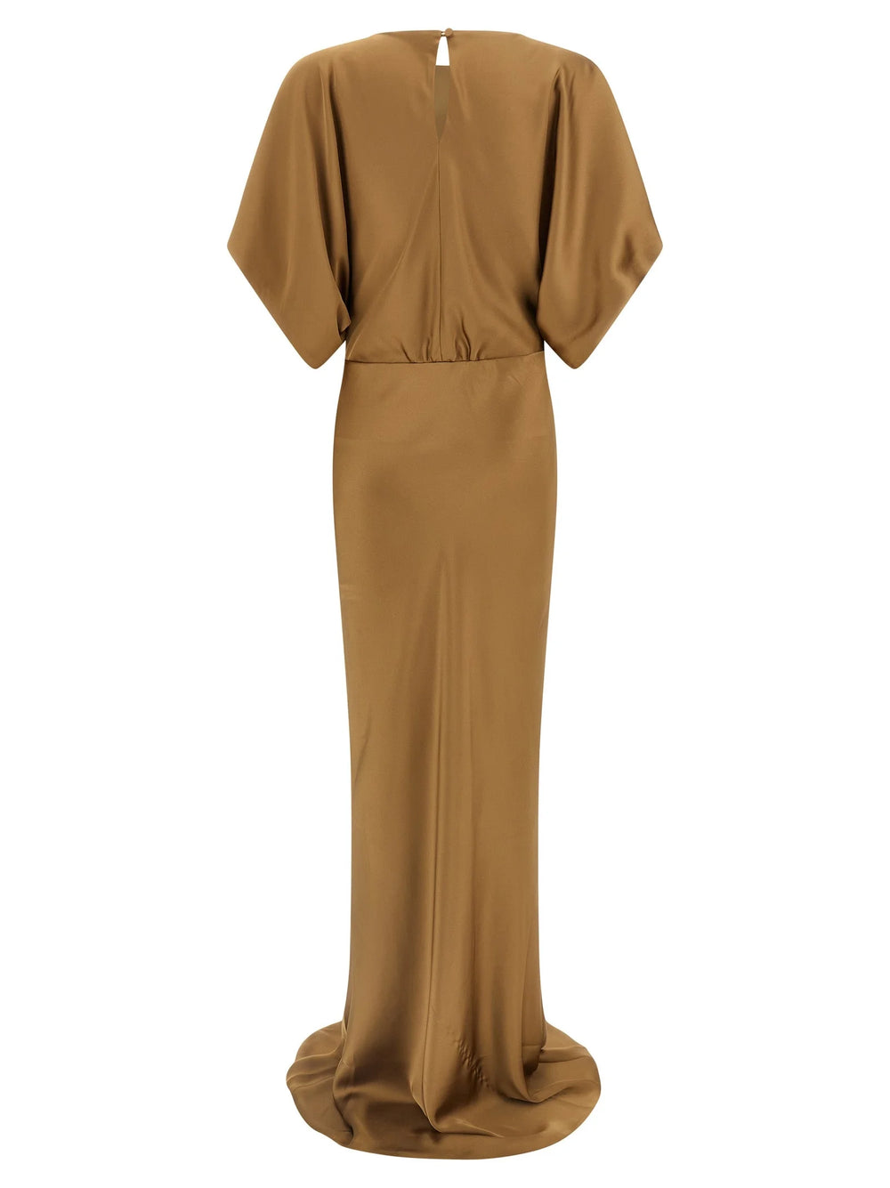 Norma Kamali Beige Polyester Long Dress