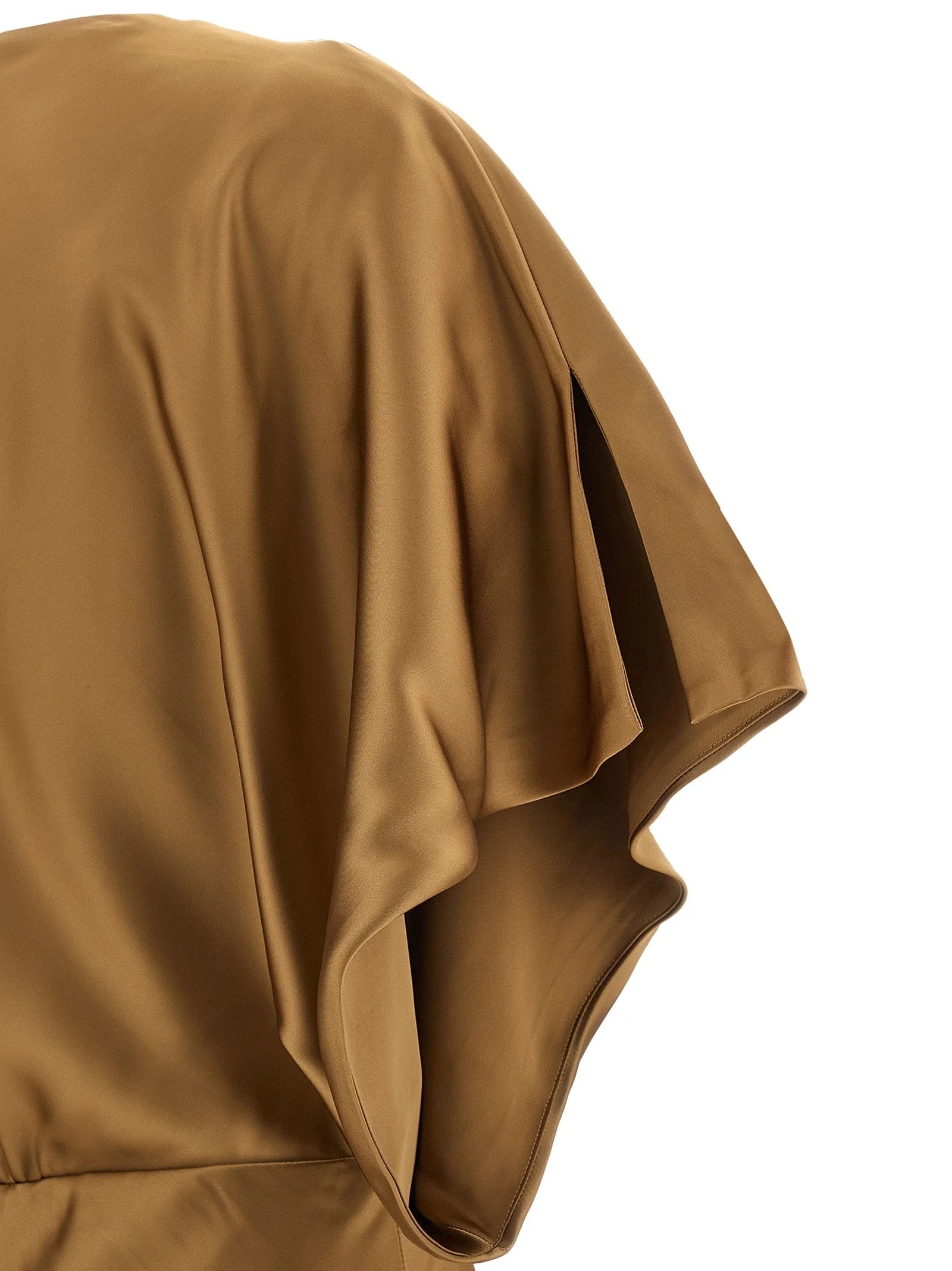 Norma Kamali Beige Polyester Long Dress