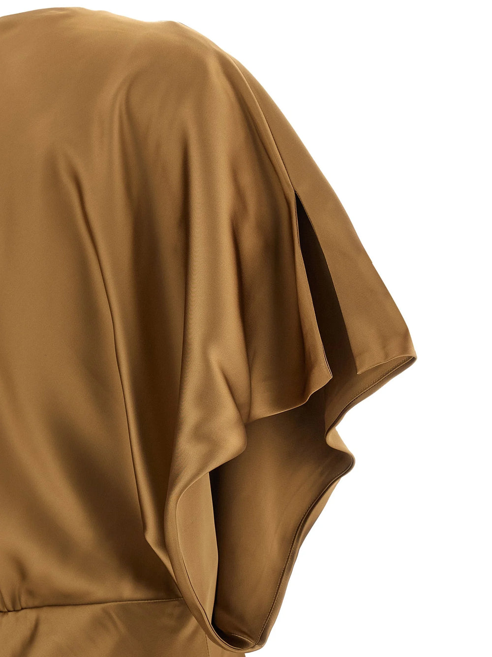 Norma Kamali Beige Polyester Long Dress