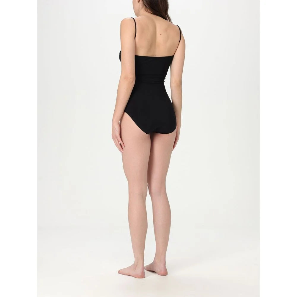 Norma Kamali Black Nylon One-Piece Swimsuit - L