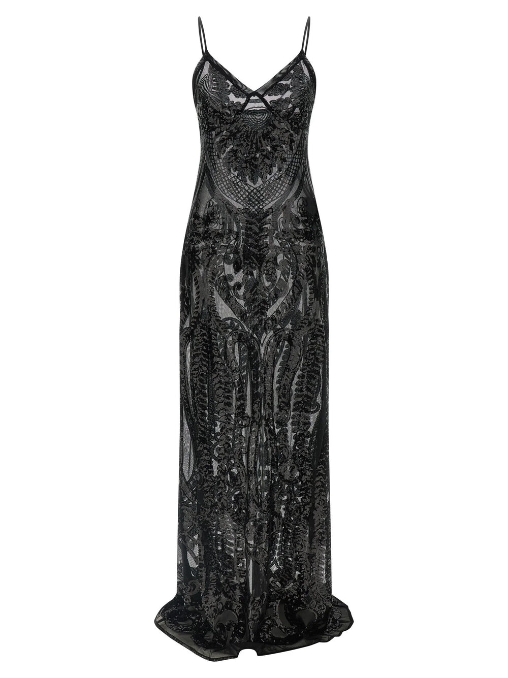 Norma Kamali Black Polyester Long Dress - XS