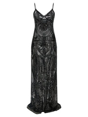 Norma Kamali Black Polyester Long Dress - XS
